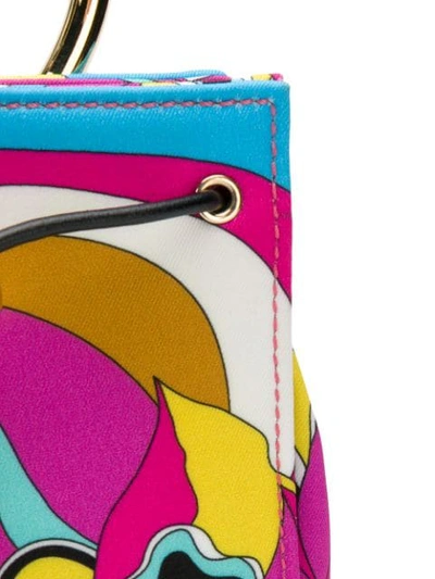 Shop Emilio Pucci Multicoloured Merida Print Elsie Bag In Pink