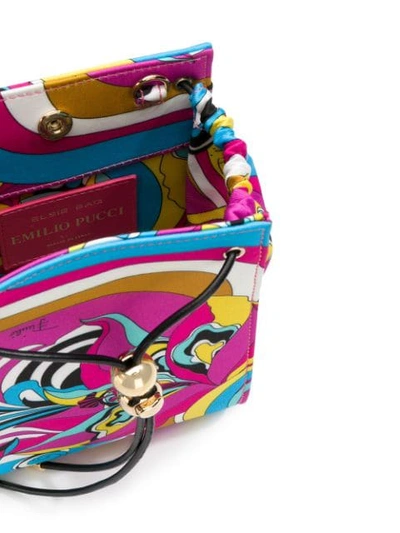 Shop Emilio Pucci Multicoloured Merida Print Elsie Bag In Pink