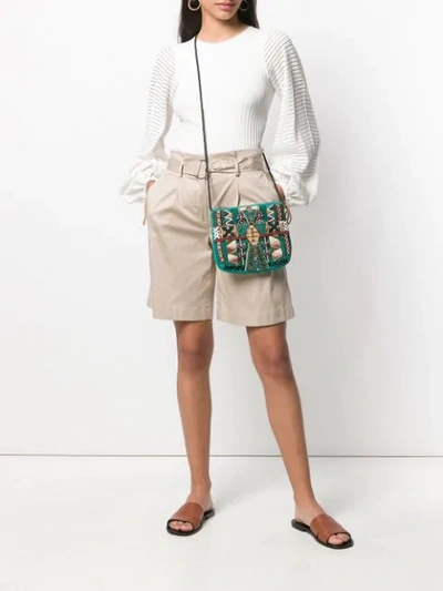 Shop Antik Batik Mauri Crossbody Bag - Green