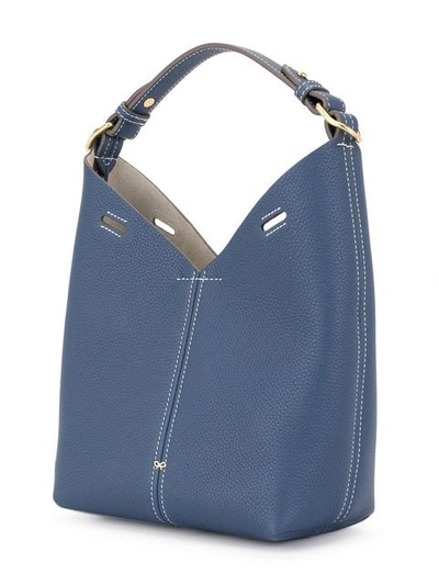 Shop Anya Hindmarch Mini Shoulder Bag In Blue