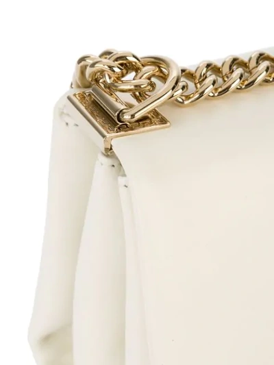 Shop Versace Medusa Shoulder Bag In White