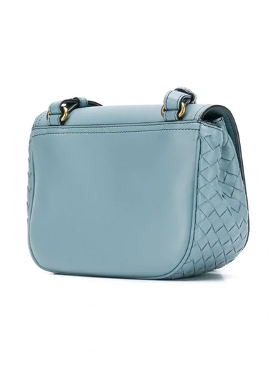 Shop Bottega Veneta Bv Luna Shoulder Bag In Blue