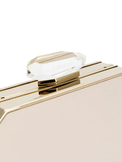 Shop Lanvin Clutch Bag - Neutrals