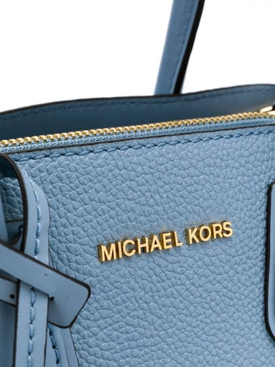 Shop Michael Michael Kors Logo Plaque Crossbody Bag In Blue