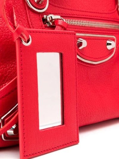 Shop Balenciaga Mini City Scarf Bag In 6562 - Red