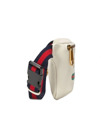Shop Gucci Print Small Belt Bag In White
