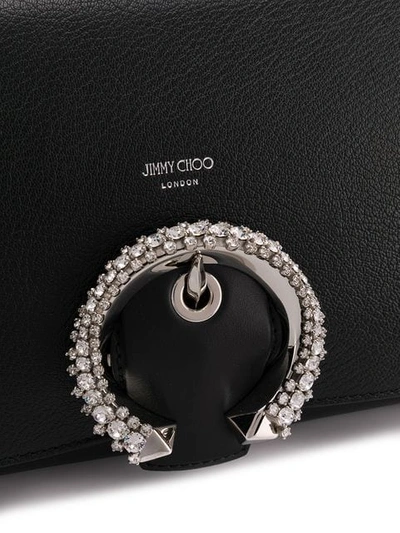 Shop Jimmy Choo Madeline Top Handle Bag In Black