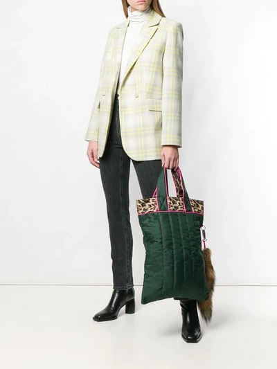 Shop Liska Classic Tote Bag In Smaragd