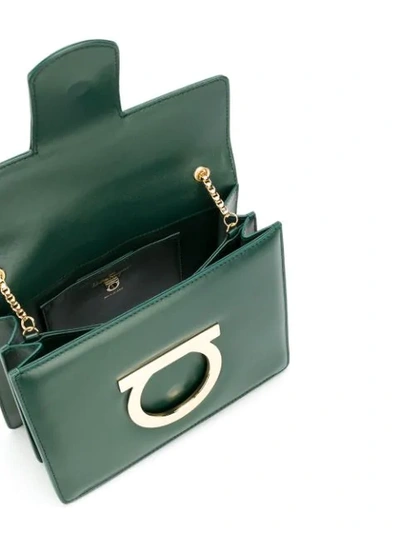 Shop Ferragamo Salvatore  Gancini Bag - Green