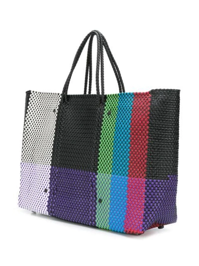 Shop Truss Nyc Colour-block Shopper Tote - Multicolour