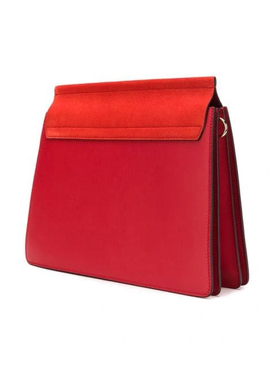 Shop Chloé Faye Shoulder Bag In Red