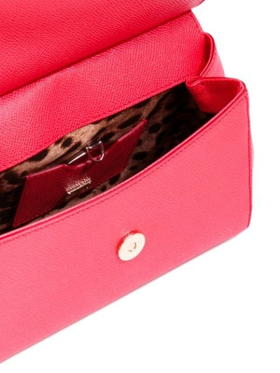 Shop Dolce & Gabbana 'sicily' Handtasche In Red