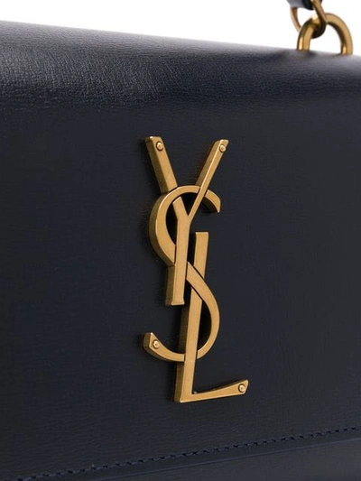 Shop Saint Laurent Sunset Crossbody Bag In Blue