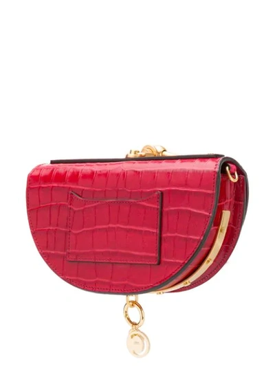 Shop Chloé Nile Minaudiere Bag In Red