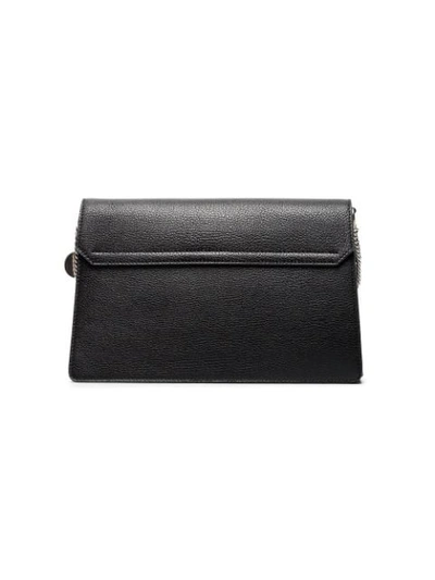 black medium GV3 goatskin leather bag
