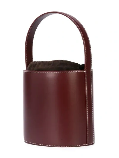 Shop Staud 'bisset' Beuteltasche In Red