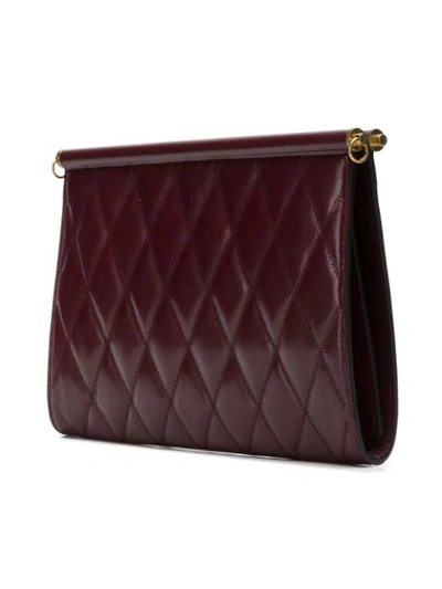 Shop Givenchy Medium Gem Quilted Bag In Red