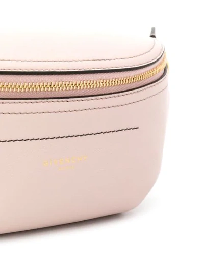 Shop Givenchy Logo Printed Belt Bag In Pink
