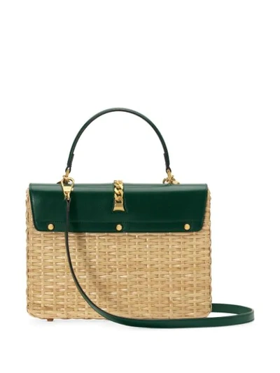 Shop Gucci Kleine 'sylvie' Handtasche In Green