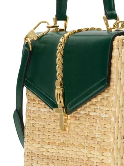 Shop Gucci Kleine 'sylvie' Handtasche In Green