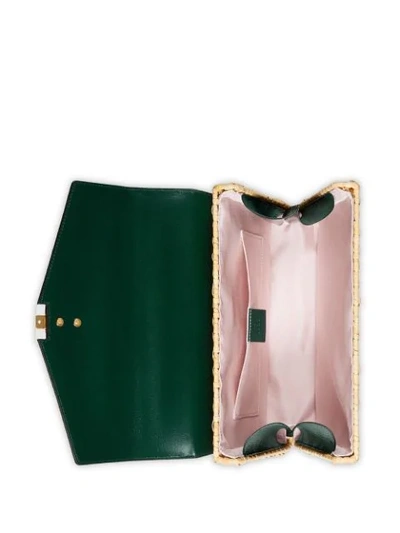 Shop Gucci Kleine 'sylvie' Handtasche In Green