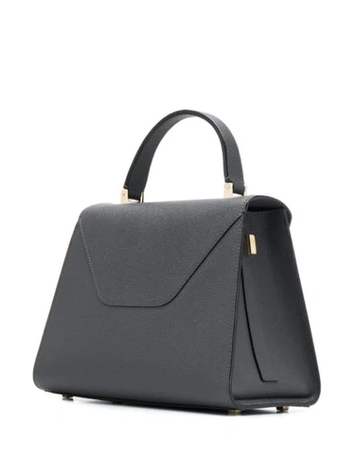 Shop Valextra Iside Top-handle Bag In Grey