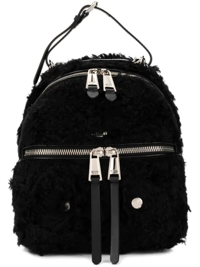 Shop Moschino B-pocket Backpack - Black