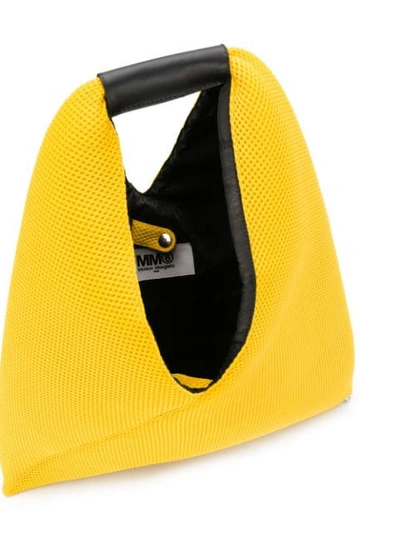 Shop Mm6 Maison Margiela Japanese Tote Bag In Yellow