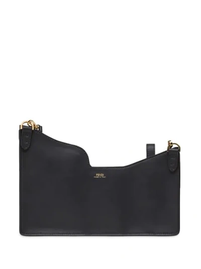 Shop Fendi Multi Pockets Belt Bag In Black