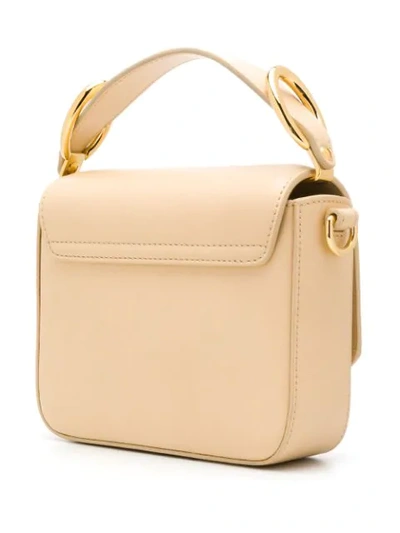 Shop Chloé  C Shoulder Bag In 290 Blondie Beige