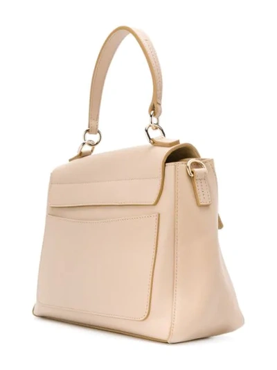 Shop Chloé Faye Shoulder Bag In Neutrals