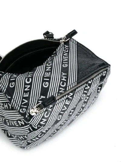 Shop Givenchy Small Logo Pandora Bag In Black