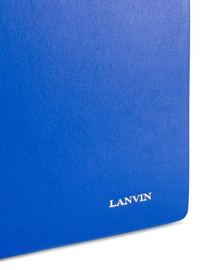 Shop Lanvin Purse Satchel - Blue