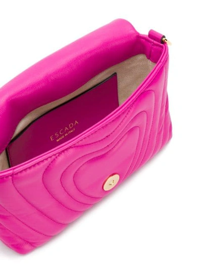 Shop Escada Heart Motif Crossbody Bag In B672 Pink