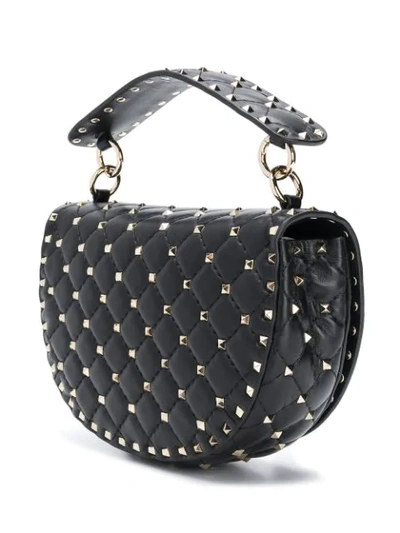 Shop Valentino Garavani Rockstud Spike Crossbody Bag In Black