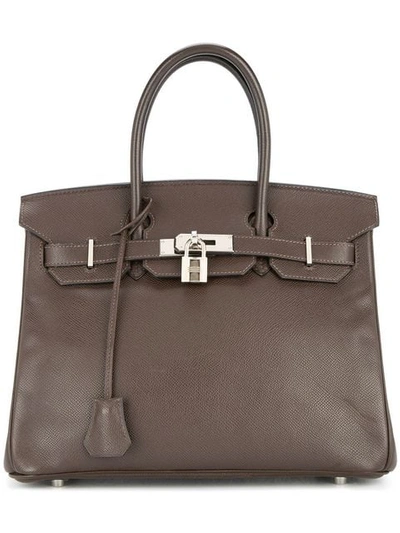 Shop Hermes Hermès Birkin 30 Bag In Brown