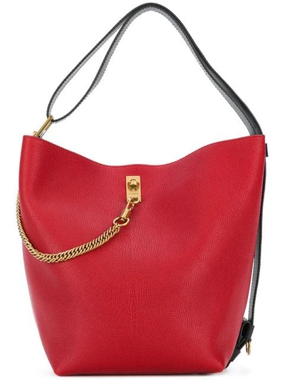 Shop Givenchy Gv Bucket Bag In Red