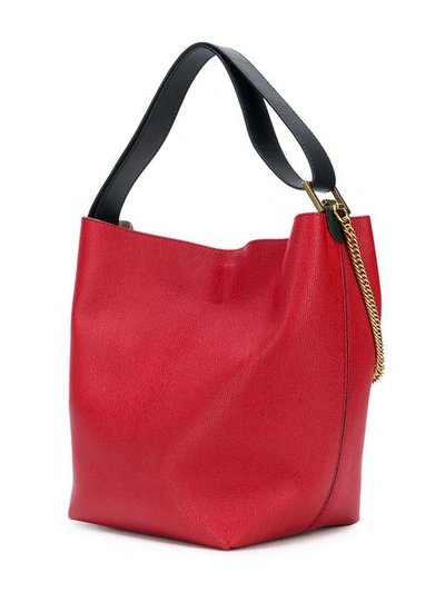 Shop Givenchy Gv Bucket Bag In Red