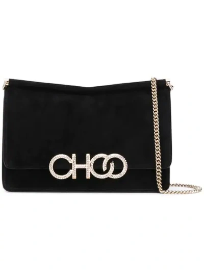 Shop Jimmy Choo Sidney/m Cross Body Bag In Black