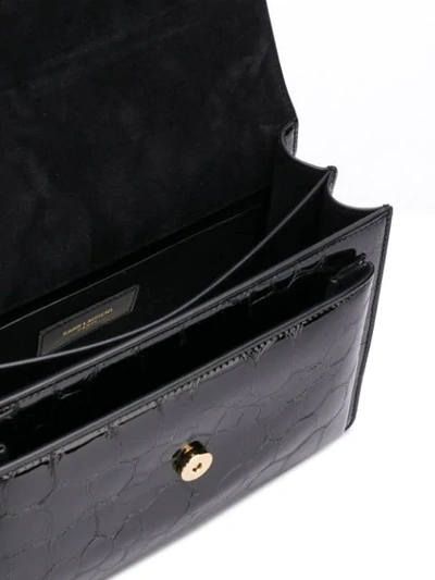 Shop Saint Laurent 'sunset' Portemonnaie In Black