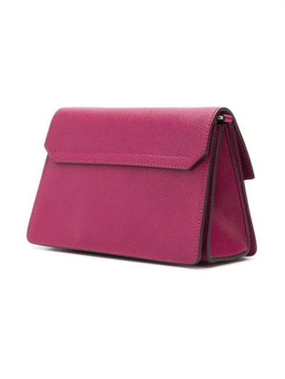 Shop Givenchy Small Gv3 Shoulder Bag In Purple