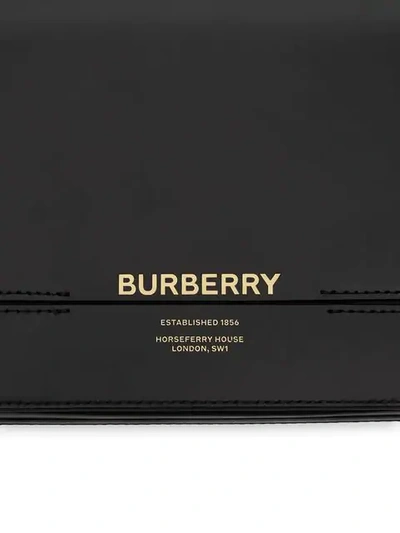 BURBERRY SMALL LEATHER GRACE BAG - 黑色