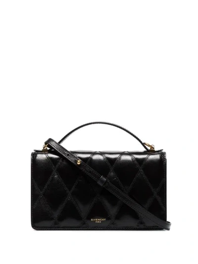 Shop Givenchy Gv3 Quilted Mini Bag In Black