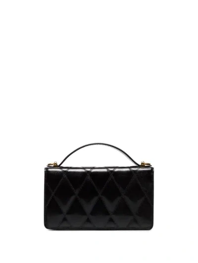 Shop Givenchy Gv3 Quilted Mini Bag In Black