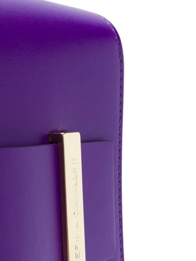 Shop Erika Cavallini Crossbody Clutch Bag - Purple