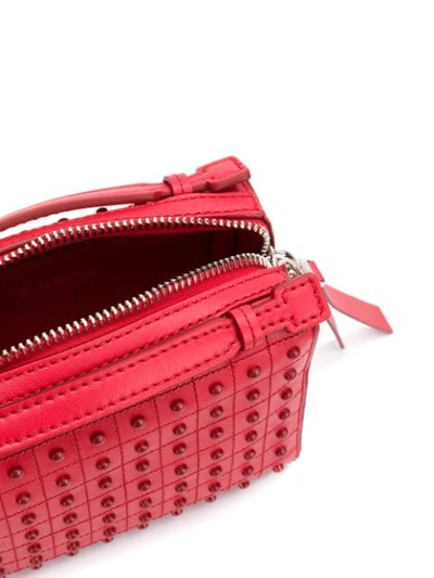 Shop Tod's Gommini Shoulder Bag In Red