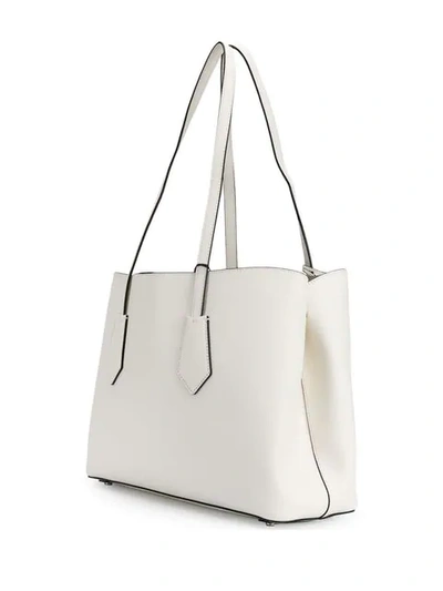 Shop Dkny Sullivan Shoulder Bag In White