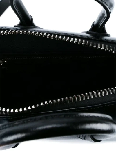 Givenchy Mini Leather Handbag With Adjustable Strap In Black