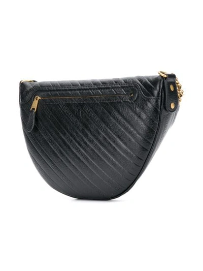 Shop Balenciaga Souvenir Xs Aj Belt Bag In Black