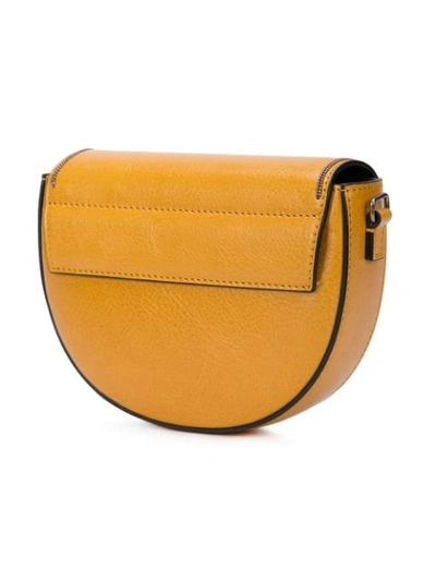 Shop Brunello Cucinelli Foldover Top Belt Bag In Yellow